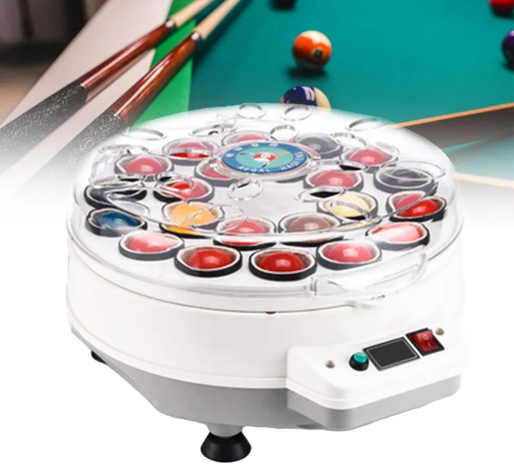 Hochleistungs-Billardkugelreiniger für Snooker und Pool mit 16-Kugel-Kapazität
