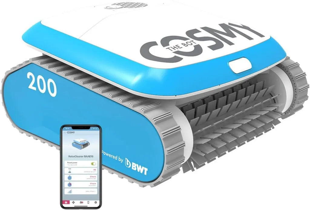 BWT COSMY 200 Poolroboter mit App-Steuerung, für Boden und Wandreinigung, 16m Kabel, für Pools bis 10m