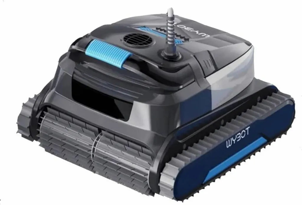 Automatischer Poolroboter mit Fernbedienung, 2-Stunden-Reinigungszyklus, Schwarz