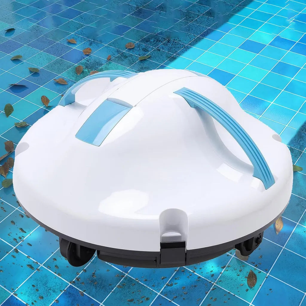 Automatischer Poolroboter mit Akku, 5200 mAh, Doppelmotor, selbstparkend