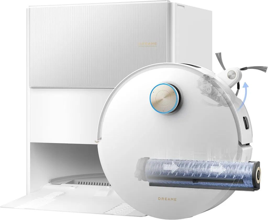 Dreame Aqua10 Ultra Saug- und Wischroboter, 30.000Pa Saugleistung, 8 cm Hinderniserkennung, automatische Rollenreinigung, selbstentleerend, smarte Sprachsteuerung