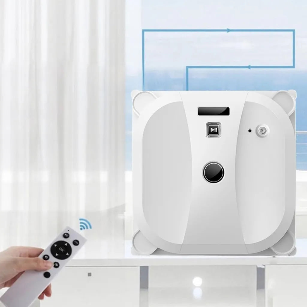 Automatischer Fensterputzroboter mit 15m Fernbedienung, geeignet für innen und außen