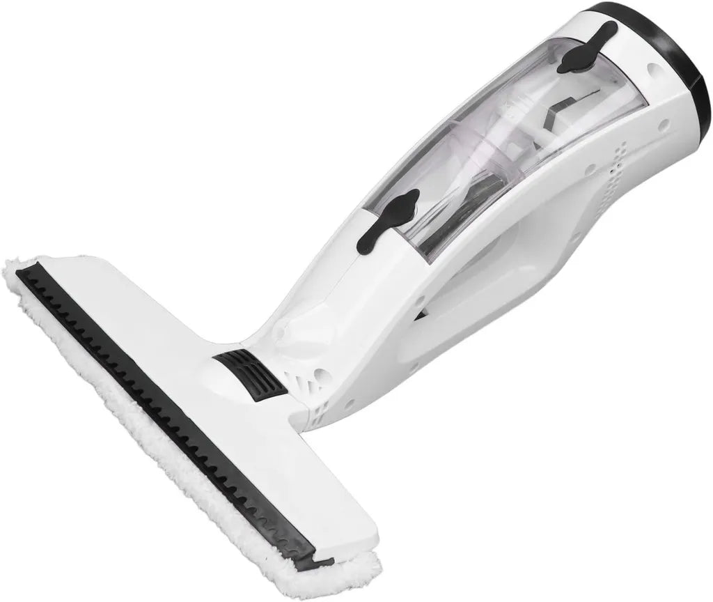 Elektrischer Fenstersauger mit Akku und Mikrofaserwischer, 2000 mAh für Glas und Spiegel