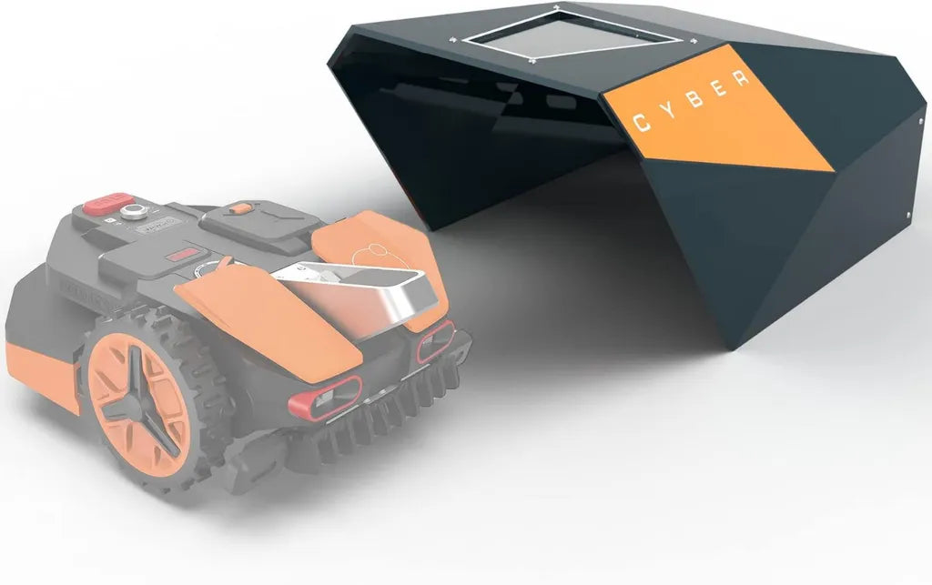 Wetterfeste Rasenmäher-Roboter-Garage für Worx Landroid Vision, 74x78x38 cm