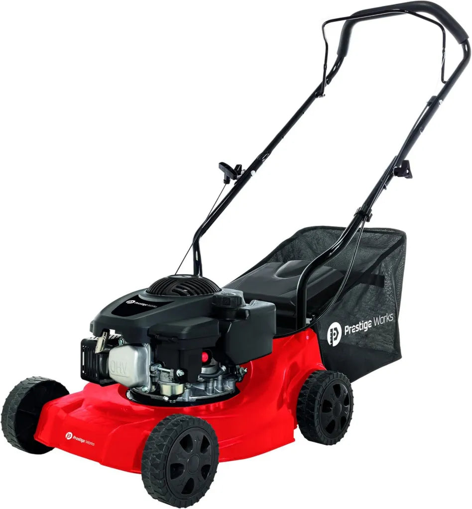 Leistungsstarker Benzin-Rasenmäher mit 40 cm Schnittbreite und 3,4 PS