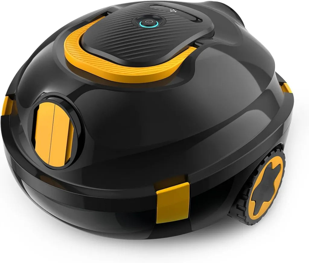 Automatischer Poolroboter mit 120 Min. Laufzeit, leicht & effizient für Flachbodenpools