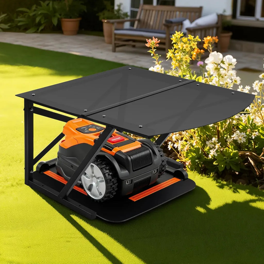 Wetterfeste Mähroboter-Garage, einfache Montage, 77x67x41cm