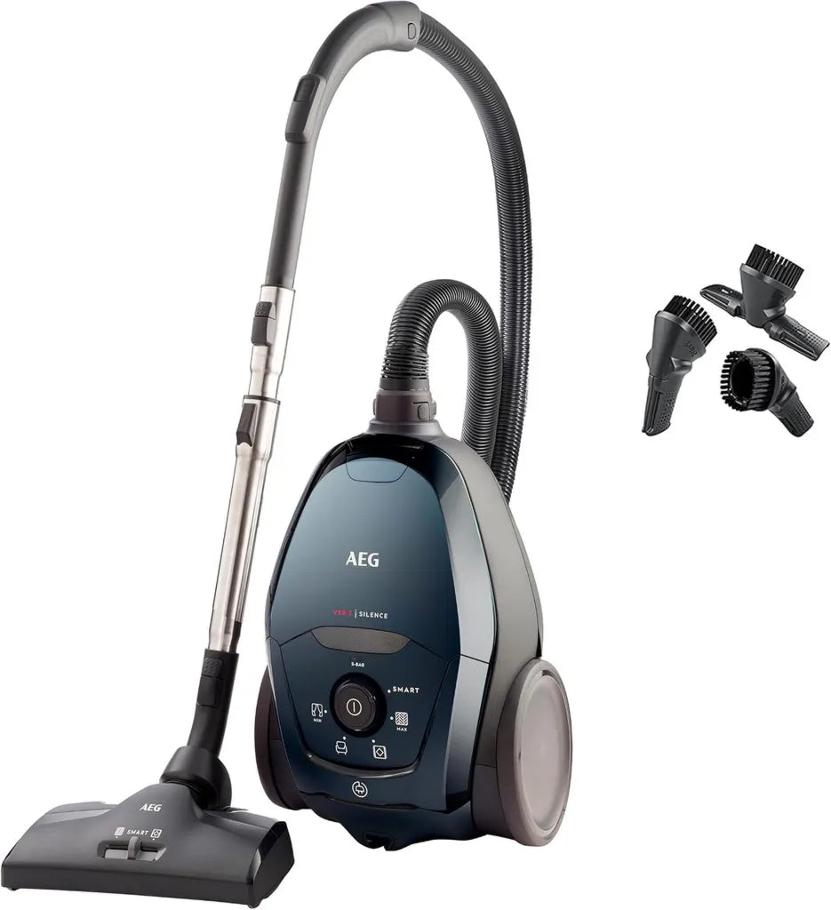 AEG Staubsauger mit Beutel, leise und effizient, 600W, umweltfreundlich mit Recyclingmaterial