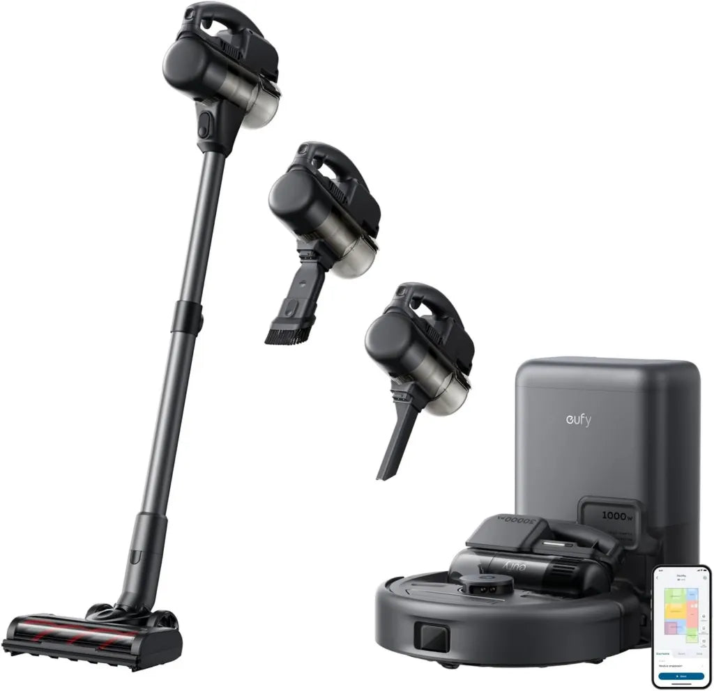 eufy Roboterstaubsauger E20, 3-in-1 Funktion mit starker Saugkraft und Laser-Navigation