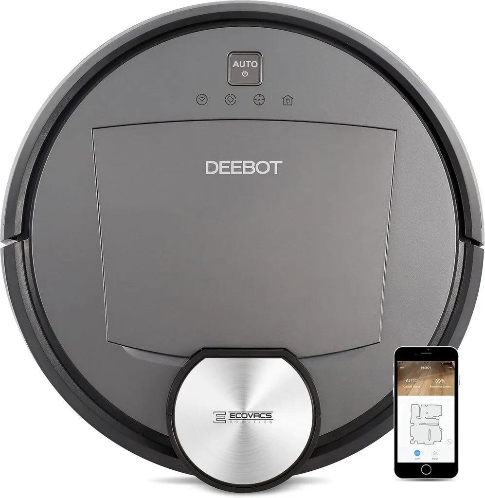 Ecovacs DEEBOT R95MKII Saugroboter, Schwarz, mit Wischfunktion