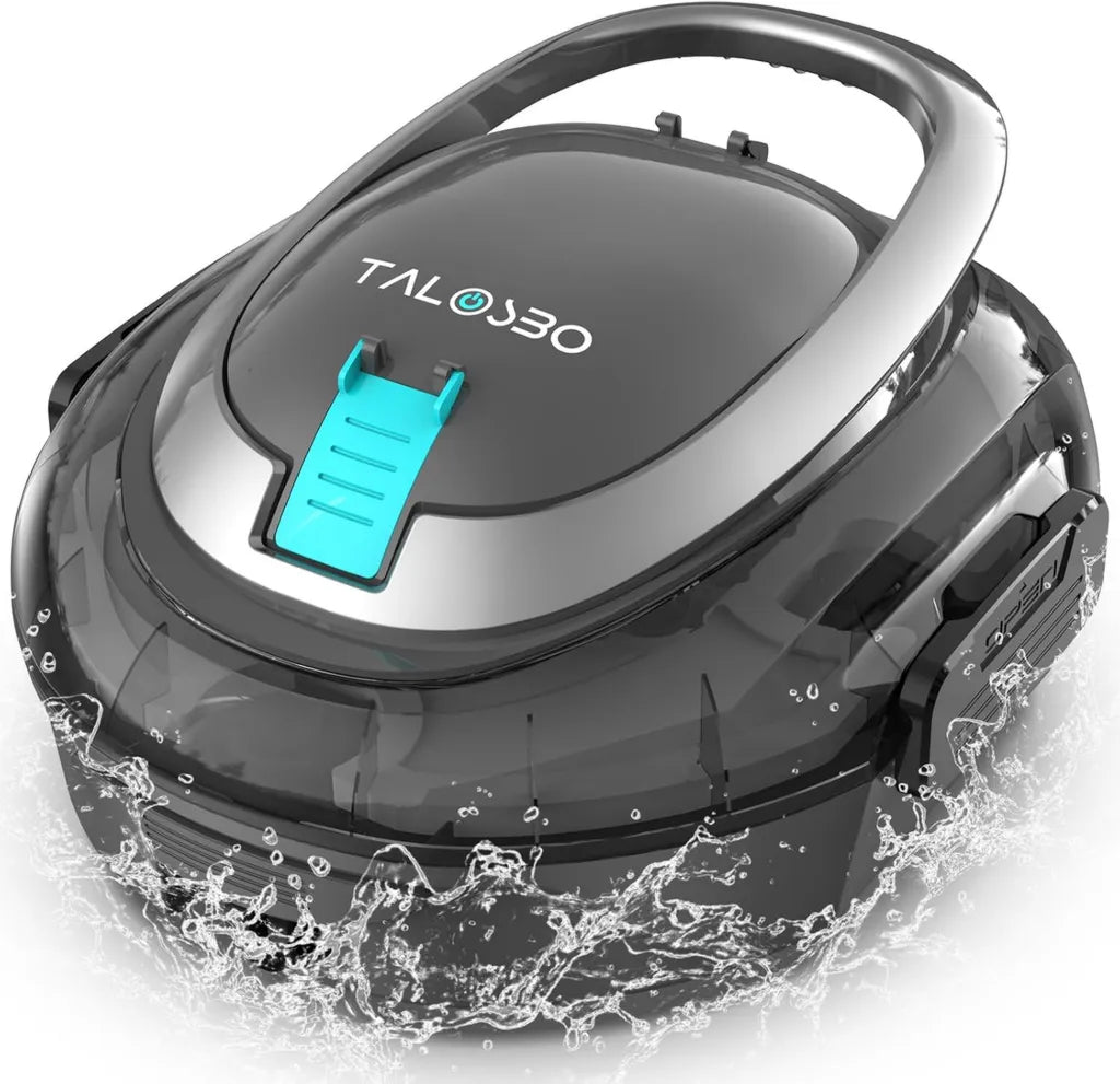 TALOSBO S2 Kabelloser Poolroboter mit Doppelfiltration und Dualmotoren, 90 Min Betriebszeit