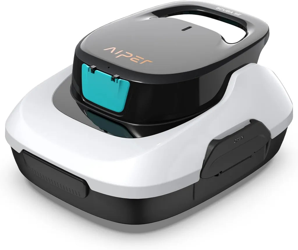 Kabelloser Poolroboter AIPER Scuba SE mit 90 Min. Laufzeit, Automatische Parkfunktion, Ideal für Aufstellpools und Flachböden