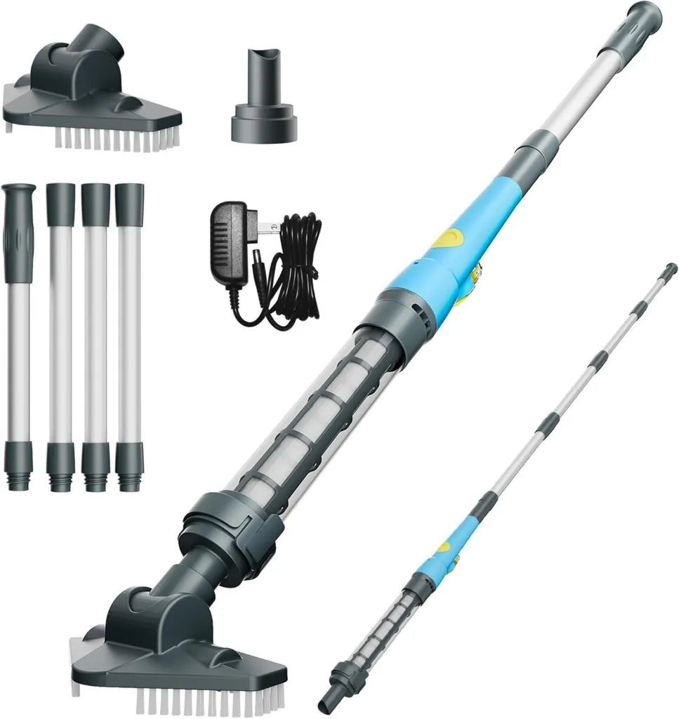 Kabelloser Akku-Poolsauger mit Teleskopstange für Whirlpools und Planschbecken
