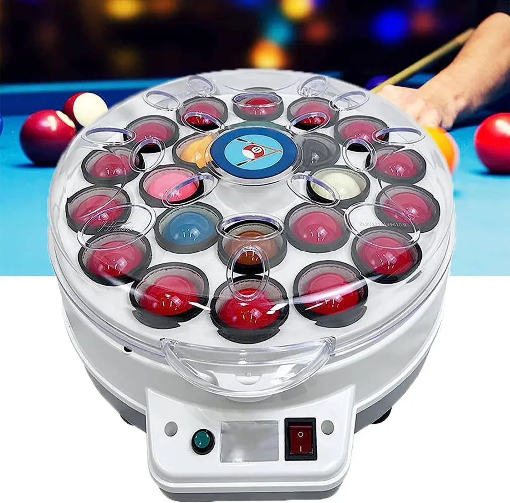 Professionelles Billardkugel-Reinigungssystem mit Polierfunktion, geeignet für Snooker und Pool, 22-teiliges Set
