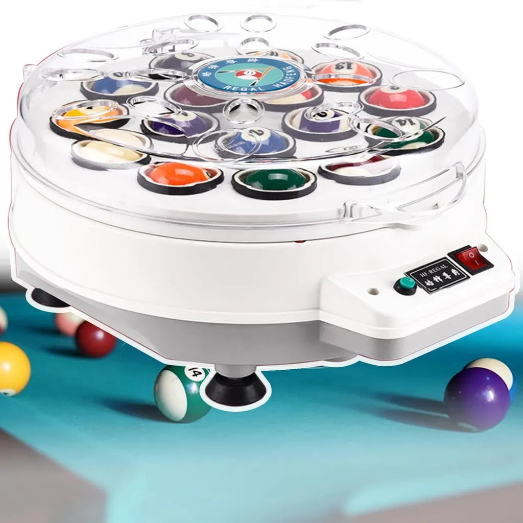 Elektrischer Billardkugelschneider, Automatische Reinigungsmaschine für 16/22 Pool- und Snookerkugeln