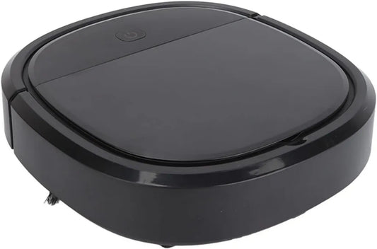 TITA-DONG Saugroboter 1200Pa mit USB-Ladung und Touch-Steuerung, 442ml Staubbehälter, ideal für Haus und Büro, Indoor-Reinigung (Schwarz)