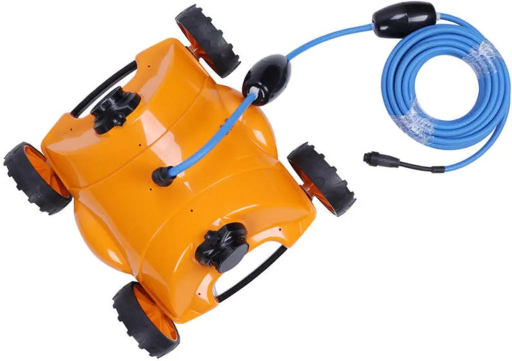 Automatischer Poolreiniger mit Rädern, Unterwassersauger für Schwimmbadpflege