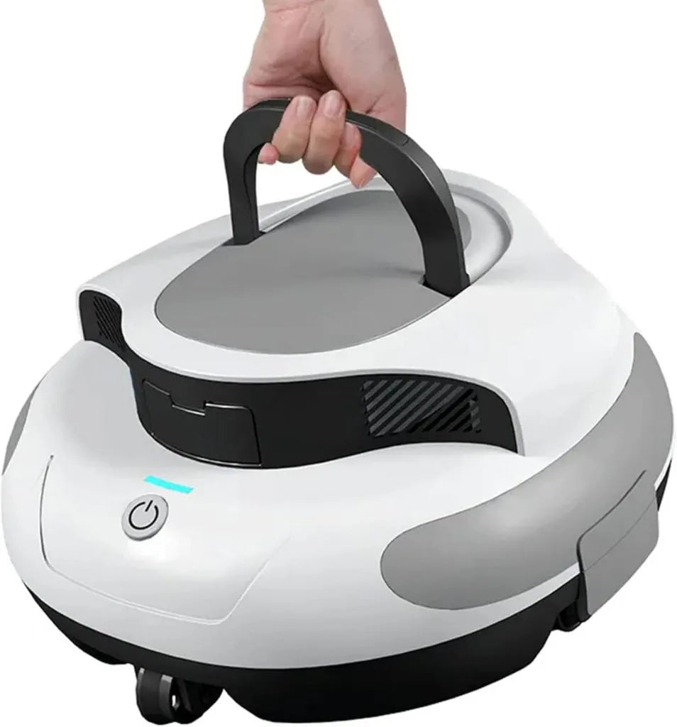Effizienter Poolroboter, kabellos, bis 1000 m² Pools, 100 Minuten Betriebsdauer