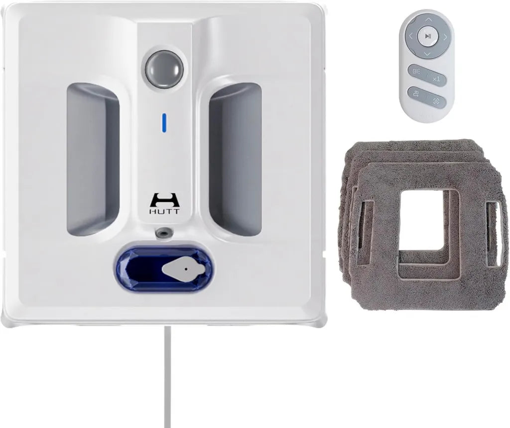 Hutt A1 Fensterreinigungsroboter, 4-fach Sprühsystem, 6000Pa Saugkraft, für Glas & Fliesen