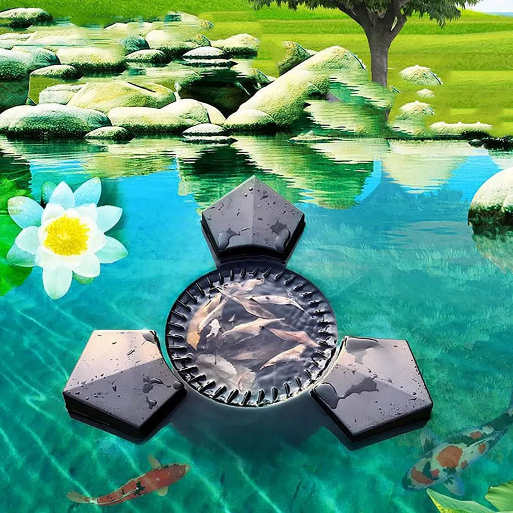 Automatischer Poolroboter für Teiche und Schwimmbecken – Effiziente Reinigungsmaschine für Garten und Außenbereich