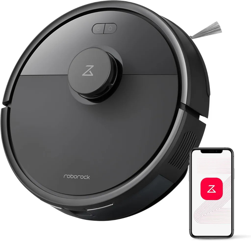 Roborock Q7 L5 Saugroboter mit Anti-Verwicklungs-Doppelsystem, 8000 Pa Saugleistung, Präzisionsnavigation, Intelligente Sperrzonen, Ideal für Tierhaushalte (Schwarz)