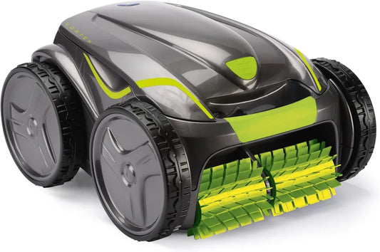 Zodiac Vortex 4WD Poolroboter für große Pools, effizient für Boden, Wände und Wasserlinie, mit 18 m Kabel und Transportwagen