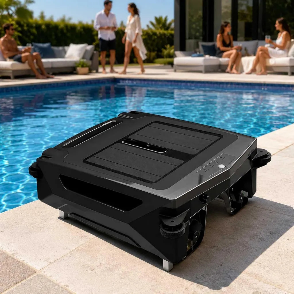 Automatischer Solar-Poolroboter mit intelligentem Oberflächenreinigungssystem
