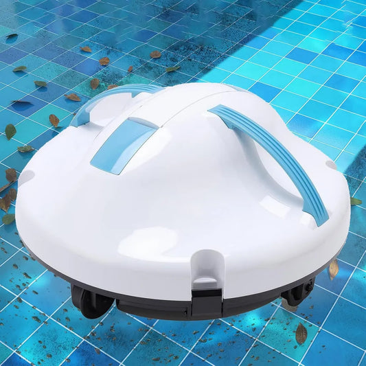 Automatischer Poolroboter mit Akku, 5200 mAh, Doppelmotor, selbstparkend