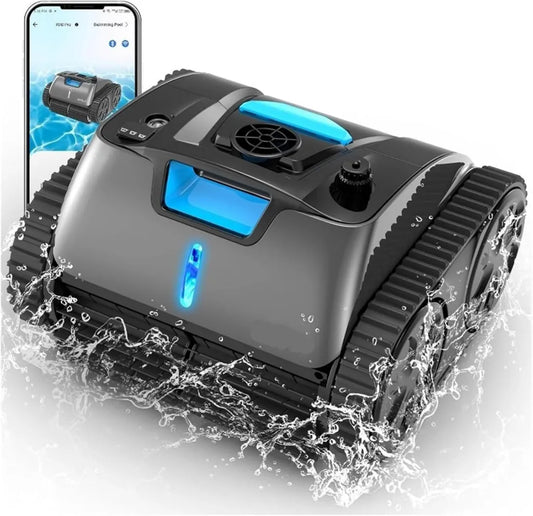 C1 Max Roboter-Poolsauger mit App-Steuerung, manuellem Moduswechsel & Wandkletterfunktion, 65 W