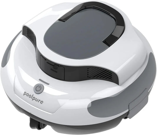 POOLPURE Kabelloser Poolroboter, 5000 mAh Akku, 100 Minuten Betrieb, 1000 m² Abdeckung, Automatischer Poolreiniger