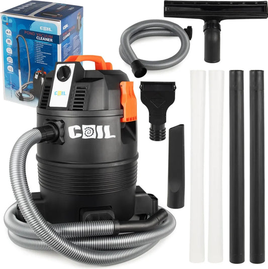 Effektiver Teichschlammsauger mit 35L Tank und Gebläsefunktion, 1600W