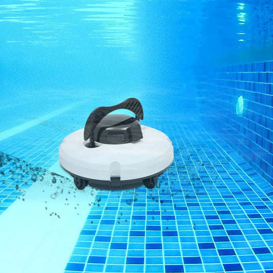 Kabelloser Poolreiniger mit 120 Minuten Laufzeit, 17 m/min Geschwindigkeit, für oberirdische Pools bis 100 m²