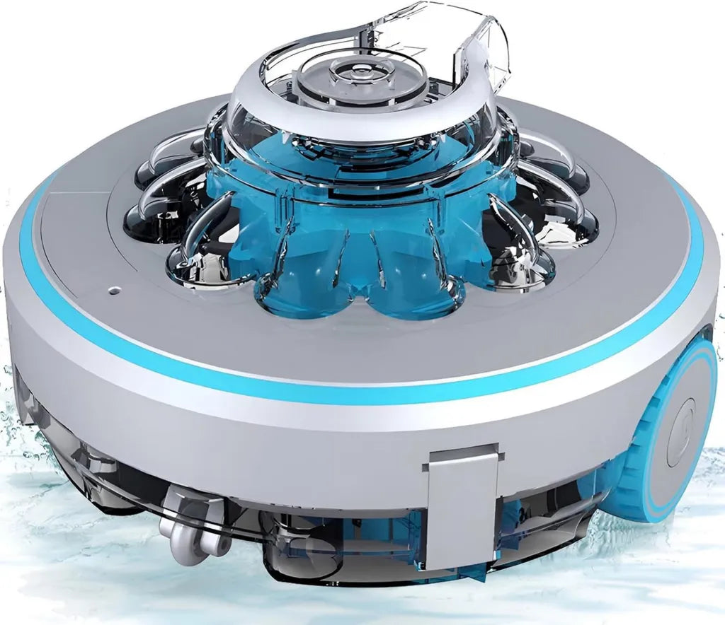 Autonomer Akku-Poolroboter mit 4000 mAh für oberirdische Pools bis 540 m², intelligente Tiefenreinigung