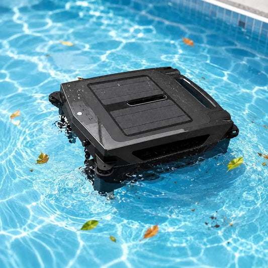 Automatischer Solar-Poolroboter mit Radarsensor, Bürstenloser Motor, 4,1L Filter, 6 Stunden Betrieb