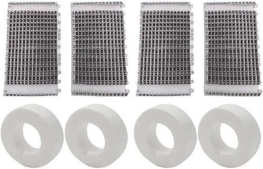 Effiziente Reinigungsbürste und Ring-Set für Poolroboter DX3/DX4, kompatibel mit Ersatzteil 6101641-R2