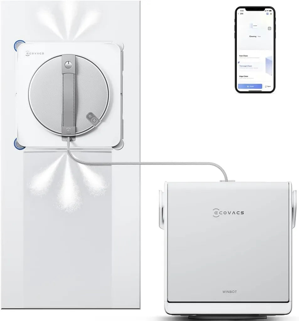 Ecovacs WINBOT W2S Omni Fensterreinigungsroboter mit 6-in-1-Station und TruEdge-Technologie