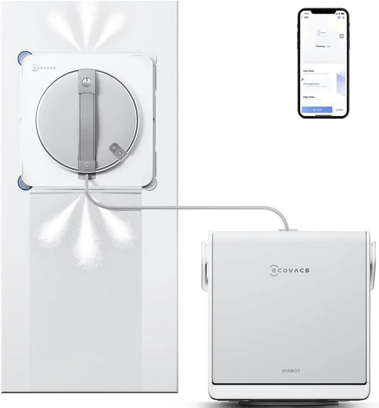 Ecovacs WINBOT W2S Omni Fensterreinigungsroboter mit 6-in-1-Station und TruEdge-Technologie