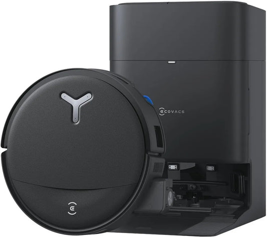 ECOVACS DEEBOT T80S Staubsaugerroboter mit Mop, 24800Pa Saugleistung, Selbstreinigender OZMO Rollmopp, Automatische Teppicherkennung, Intelligente KI-Navigation, ZeroTangle 3.0 Technologie