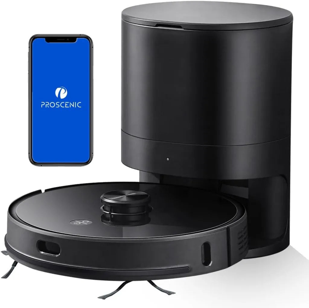 Proscenic M7 PRO Saugroboter mit Lasernavigation, App- und Alexa-Steuerung, 2-in-1 Reinigung, WLAN-Funktion