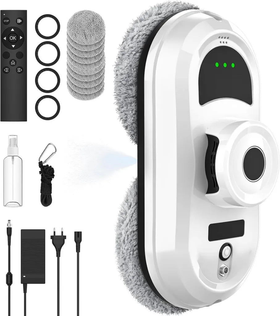 Intelligenter Fensterreinigungsroboter mit 5600 Pa, Sicherheitssystem und Fernbedienung