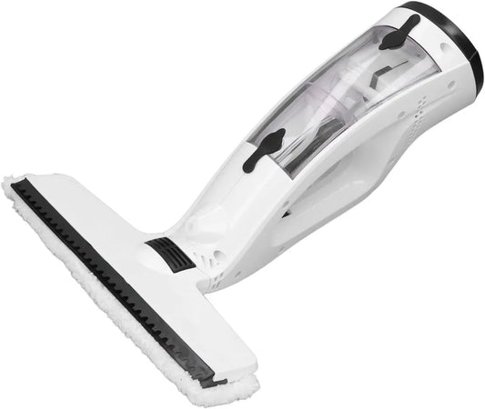 Elektrischer Fenstersauger mit Akku und Mikrofaserwischer, 2000 mAh für Glas und Spiegel