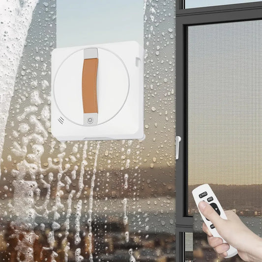 Elektrischer Glasreiniger 72W mit Fernbedienung, 2500Pa Saugkraft, 50ml Wassertank, geeignet für Fenster, Fliesen, Spiegel