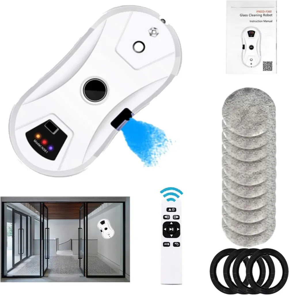 Hooha Fensterreinigungsroboter 5600Pa mit intelligenter Fernbedienung für Innen- und Außenbereich