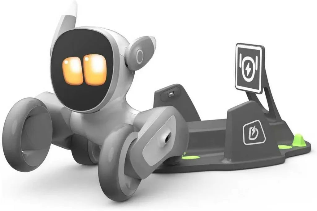 Loona KEYI Intelligenter Haustierroboter mit Ladestation, Sprach- & Gestensteuerung, Echtzeit-Interaktion, Heimüberwachung