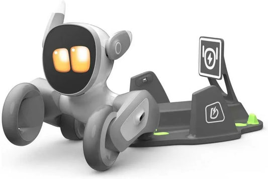 Loona KEYI Intelligenter Haustierroboter mit Ladestation, Sprach- & Gestensteuerung, Echtzeit-Interaktion, Heimüberwachung
