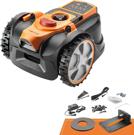 Lawnmaster OcuMow®16 Mähroboter ohne Begrenzungskabel, bis 300 m², Intelligente Hindernisvermeidung, Optische Navigation, Automatische Ladestation