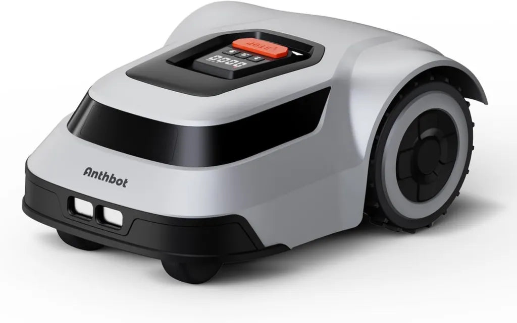 ANTHBOT Pion Rasenmäher-Roboter für 1000㎡ Gärten, mit Begrenzungsdraht, automatischer Navigation, Brucherkennung und 55dB Leiselauf