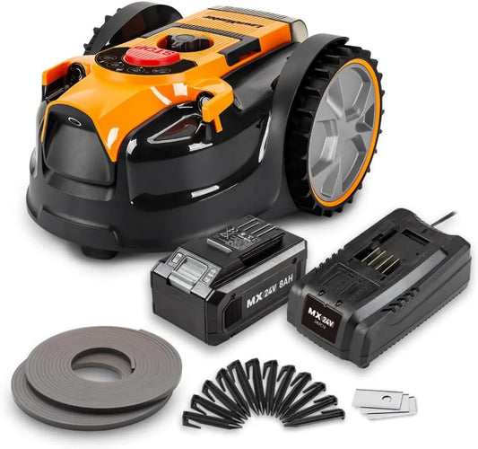 Kabelloser Mähroboter 24V 8Ah - Einfach zu bedienen