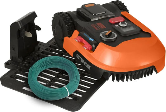 SIMPLETEK - Rasenmähroboter M500 Plus - Bis zu 500 m² - WLAN & Bluetooth - Randmähtechnologie - Mit Begrenzungskabel