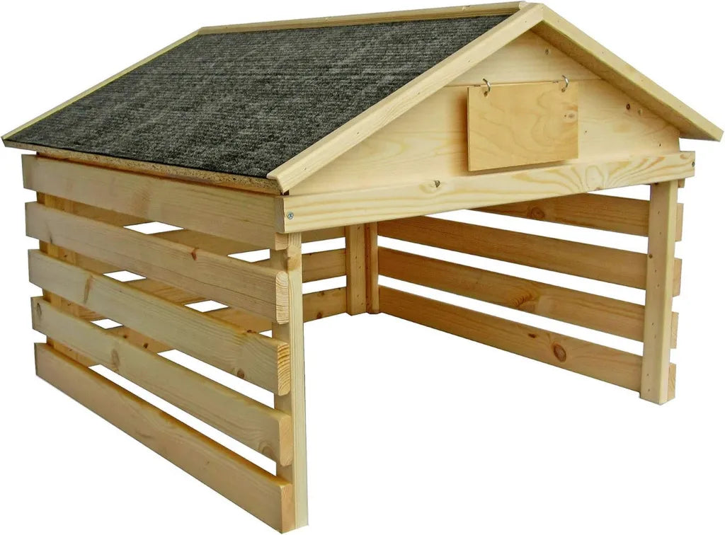 Roboter-Rasenmäher-Garage, wetterfest, 78x84x60 cm